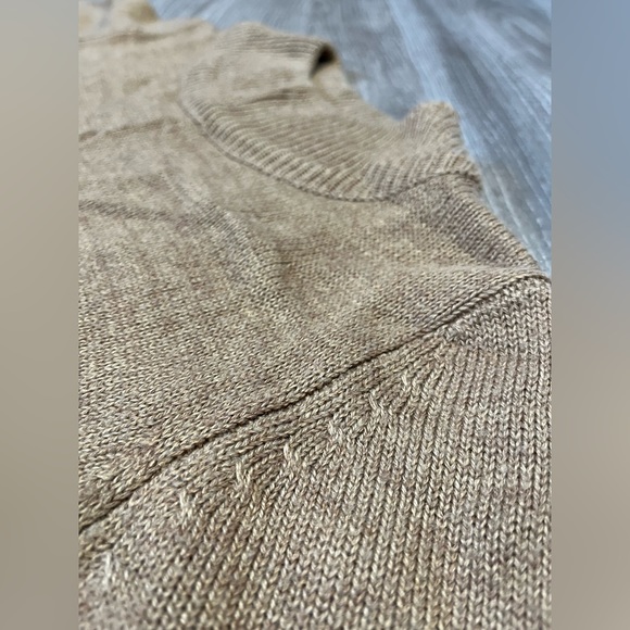 Tan Tunic Sweater Dress - Picture 5 of 9